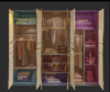 Light Luxury Storage Wooden & Glass Door Wardrobe / Lixra