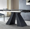 Sleek And Versatile Extendable Marble Dining Table/ Lixra