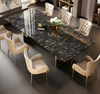 Modern Marble Rectangular Dining Table / Lixra