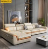 Stylish Leather Sectional Sofa / Lixra