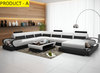 Designed LED Leather Sectional Sofa Set / Lixra