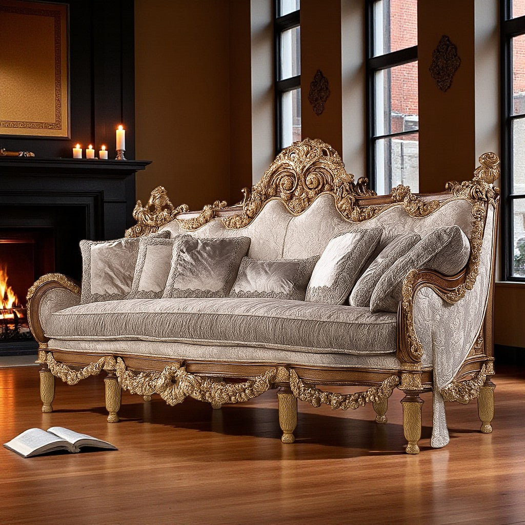 Liville European Fabric Sofa Set / Lixra