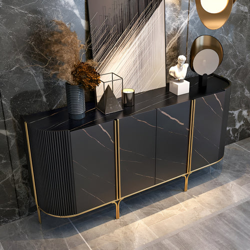 Marble Delectable Wooden Modern Buffet Table / Lixra