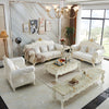Liville European Velvet Fabric Tufted Sofa Set / Lixra