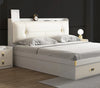 Modern Bedroom Trio Storage Bed, Combined Wardrobe, And Stylish Dresser Set / Lixra