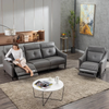 Modern Leather Tufted Designed Household Recliner Sofa / Lixra