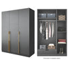 Astounding Design Gleamy Finish LED Wardrobe / Lixra