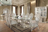 Brusten European Craved Glass Dining Table Set / Lixra