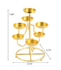 Gold-Plated Obsolete Lotus Candle Holder/ Lixra