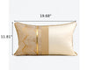 Luxurious Geometric Jacquard Rectangular Pillowcase/ Lixra