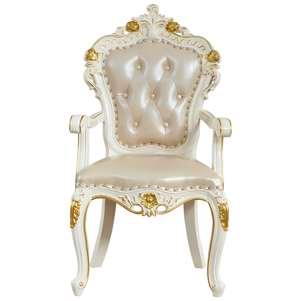 European Style 4-Piece Leather Dining Chair / Lixra