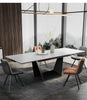 Artful Extendable Marble Dining Table Set / Lixra