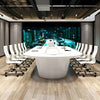 Modern Decorative Wooden Conference Desk / Lixra
