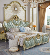 Milan-European Bed with Leather Finish / Lixra
