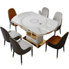 Multifunctional Extendable Marble Dining Table Set / Lixra