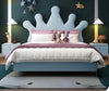 Princess Crown Fabric Children's Bed / Lixra