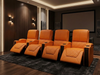 Modern Power Reclining LED Leather Sofa Set / Lixra