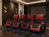 Modern Power Reclining LED Leather Sofa Set / Lixra