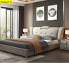 Modern Sophisticated Leather Platform Bed / Lixra