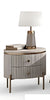 Concrete Superfluous Tufted Designed Leather Bed
