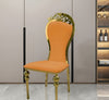 Armless Dining Chair with Leather Upholstery for 4 / Lixra