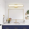 Cuboid-Shaped Wall Sconce Lighting In Gold Finish / Lixra