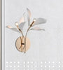 Floral Radiance White Petals Wall Sconces/ Lixra