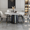 Elegant Design Marble Dining Table Set / Lixra