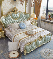 Milan-European Bed with Leather Finish / Lixra