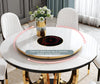 Convertible Gleamy Marble Dining Table Set / Lixra