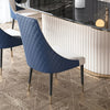 Modern Bolton Marble-Top Dining Table Set / Lixra