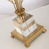 Gleaming Gold-Plated Crystal Table Lamp/ Lixra