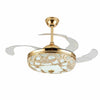 Ultra Modern Sumptuous Ceiling Fan With LED Lights / Lixra