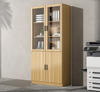 Decorative Wooden Bookshelf With Modern Accents / Lixra