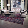 Aesthetic Tufted Leather Cozy Luxury Sofa Set / Lixra