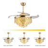 Latest Trend Lavish Style Ceiling Fan With LED Lights / Lixra