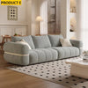 Modern Luxurious Velvet Fabric Button-Tufted Sofa / Lixra