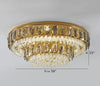 Golden Glow Round Flush Mount Lighting / Lixra