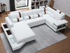 Modern Leather Sectional Sofa / Lixra