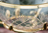 Gold-Plated Ornate Tree Glass Fruit Bowl/ Lixra