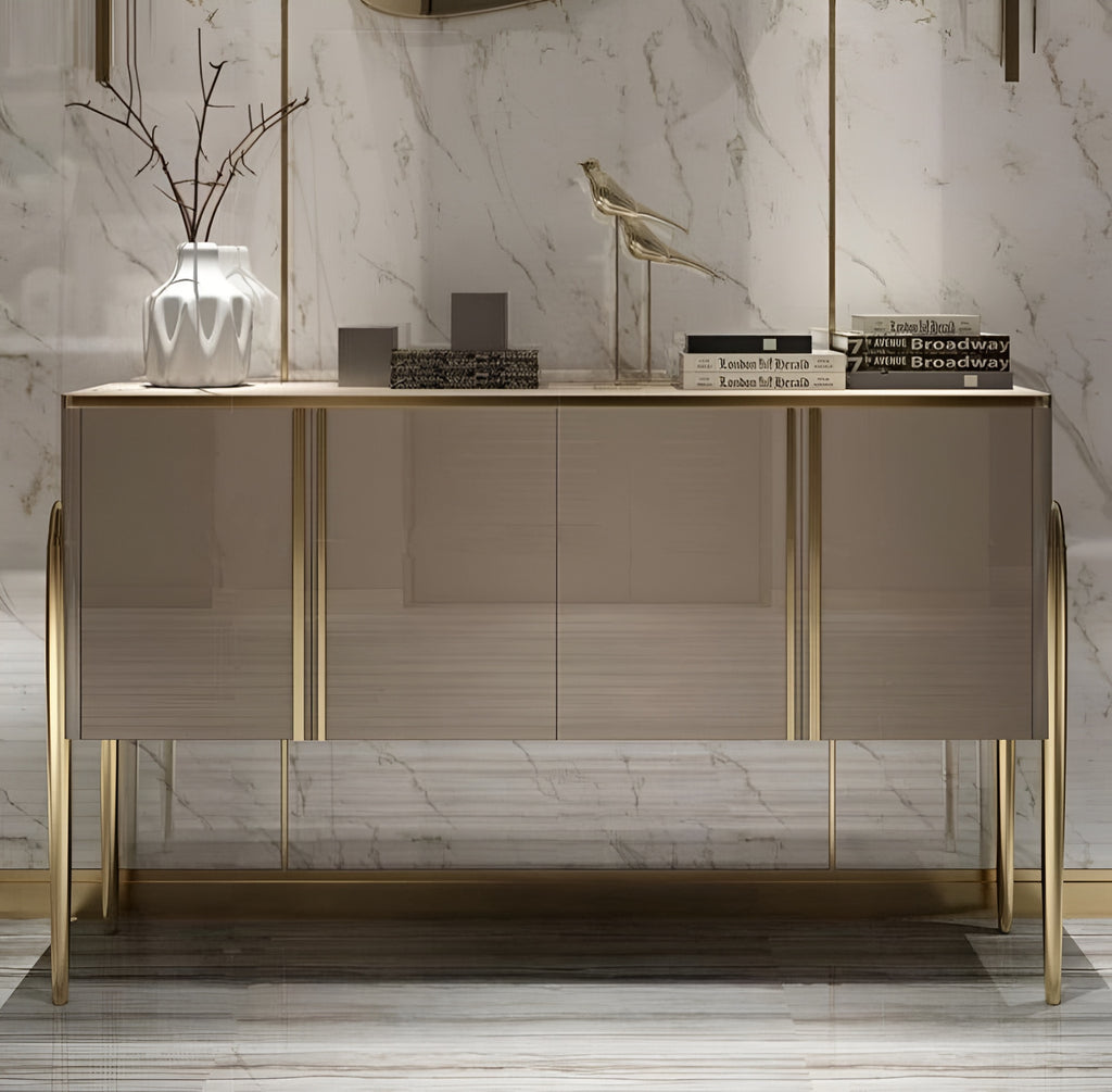 Stylish Light Wooden Modern Buffet Table / Lixra