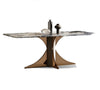 Splendiferous Marble-Top Dining Table Set / Lixra
