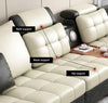 Modern Multi-Functional Luxurious Leather Sectional Sofa / Lixra