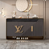 Italian Light Luxurious Golden Finish Buffet Table / Lixra