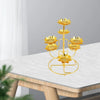 Gold-Plated Obsolete Lotus Candle Holder/ Lixra