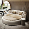 Sensory Bliss Skin-Friendly Round Leather Bed/ Lixra