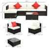 6-Piece Luxurious Outdoor Sectional Sofa Set / Lixra