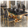 Ravishing Marble-Top Lavish Modern Dining Table Set/Lixra