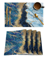 Eco Friendly Golden Branches Placemats / Lixra