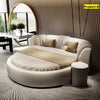 Sensory Bliss Skin-Friendly Round Leather Bed/ Lixra